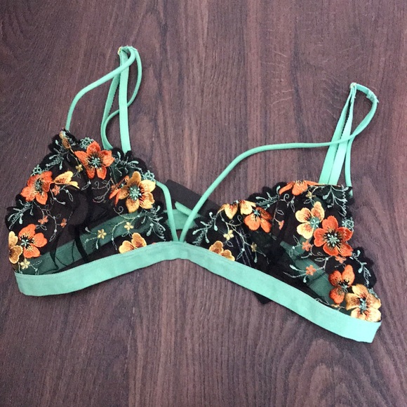 Urban Outfitters Other - Beautiful Mesh Floral Urban Outfitters Bralette
